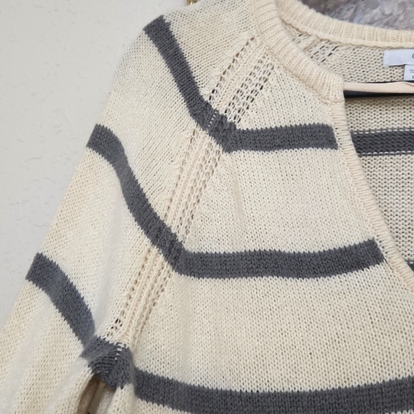 Pullover Wool Blend Sweater Tunic Size Large Fall Cozy Lagenlook Coastal - Picture 5 of 7